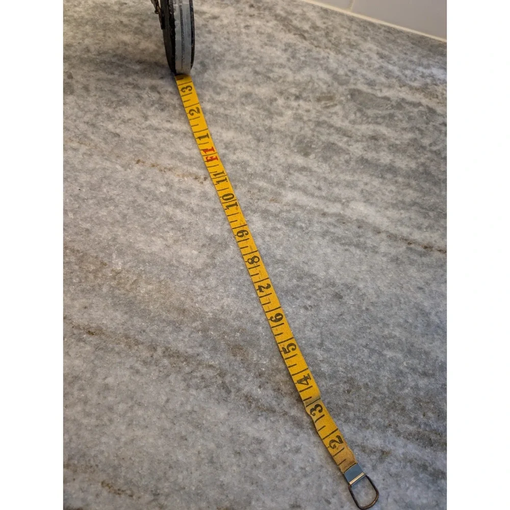 Vintage Walsco 50ft cloth tape‎ measure (steel?)